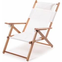 Reclining Beach Chair with Cushion orange 34.0 H x 26.0 W x 30.0 D in