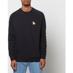 Maison Kitsuné Chillax Fox Patch Classic Top - Sweat Black