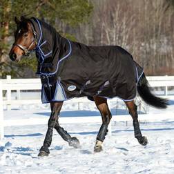 Weatherbeeta ComFiTec Ultra Cozi Medium Detach-A-Neck Rug - Charcoal/Blue/White