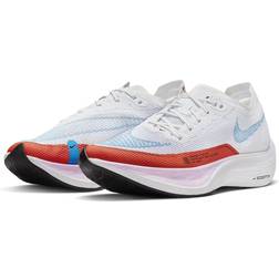 Nike Women's Vaporfly Running Shoes, 6.5, White/Blue