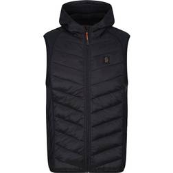 Luke 1977 Print Master 2 Hooded Gilet - Black