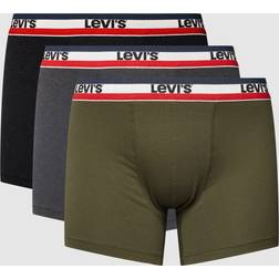 Levi's Boxer briefs med logga – pack Khaki Khaki