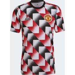 Adidas 2022-23 Manchester United Pre-Match Jersey White-Red-Black