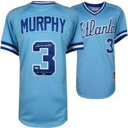 Dale Murphy Atlanta Braves Autographed Mitchell and Ness 1982 Powder Blue Authentic Jersey with NL MVP 82/83 Inscription