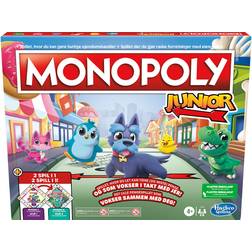 Hasbro Gaming Monopoly Junior 2 spil i 1