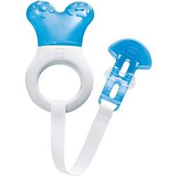 Mam mini cooler teether and clip, blue