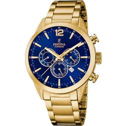 Festina Chrono 20633/2 Man 43 mm Analogt Härdat mineralglas 43 mm