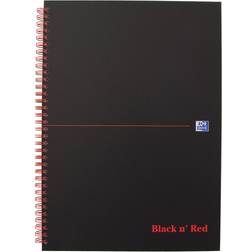 Oxford Black n Red A4 Wirebound Hard Cover