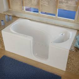 MediTub 3060SIRA 60" Acrylic Air Walk In Tub for Tub Air