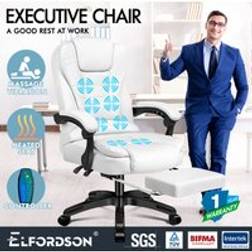 ELFORDSON Massage Executive Heated Office Chair