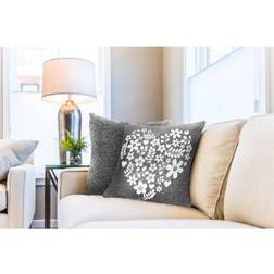 New Edge Blinds Amor Cushion Cover Black