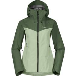 Bergans Skar Light 3L Shell Jacket Women Light Jade Green/Dark Jade Green