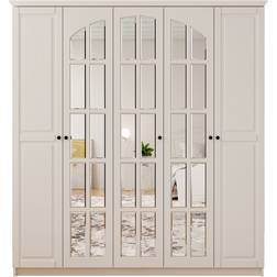 EVUHOME Evuhome Maison 5 Door Mirrored Wardrobe