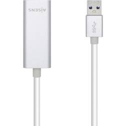 Aisens Ethernet till USB Adapter A106-0504 Vit 15 cm