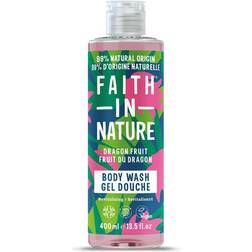 Faith in Nature Natürliches Drachenfrucht-Duschgel, Revitalisierend, Vegan Frei von Tierversuchen, Ohne SLS Oder Parabene 400ml