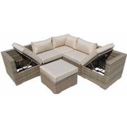 Furniture One 6-pcs Outdoor Lounge Set, 1 Table incl. 5 Sofas