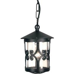 Loops Chain Lantern Black Pendant Lamp 15cm