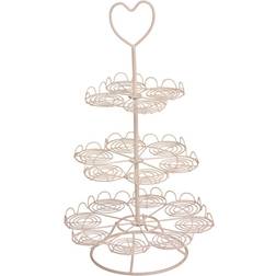 Premier Housewares 3 Tier Cream Wire Cake Stand