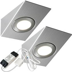 Loops BRUSHED NICKEL Surface Kitchen & Driver Kit Bench Lighting