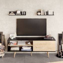 Decorotika Pi Modern Unit Stand TV Bench