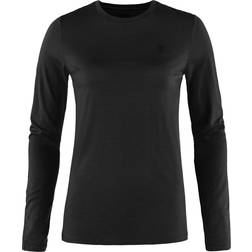 Fjällräven Dame Abisko Wool L/S BLACK BLACK/550 XL