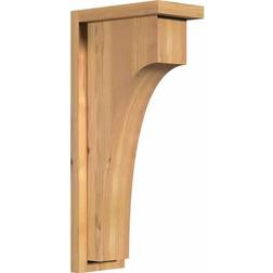 Ekena Millwork Red Cedar Huntington Smooth Corbel with Backplate