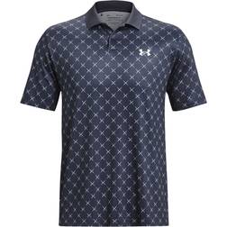 Under Armour Perf Printed Polo Sn34 Grey