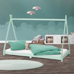 ML Design COT TIPI 90 x 200 cm Mynte Indisk Seng Lavet