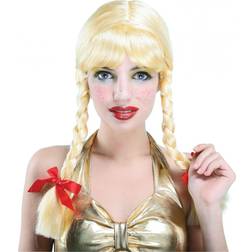 Bristol Novelty Pigtail Wig Blonde