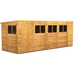 Power Sheds 18x6 Overlap Pent (Building Area )