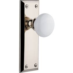 Grandeur Fifth Avenue Privacy Door Knobset with Hyde Park Knob