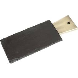 Creative Home Natural Slate Stone 13 H Black Serving Paddle Cheese Board