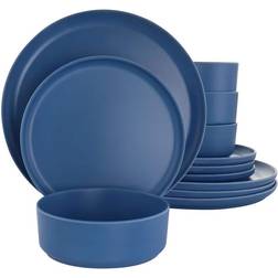 Gibson Home 12 In Canyon Crest Dinner Set