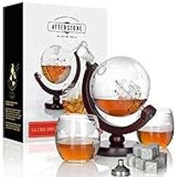 Atterstone Decanter Set Globe Decanter Globe Bourbon Whiskey Carafe