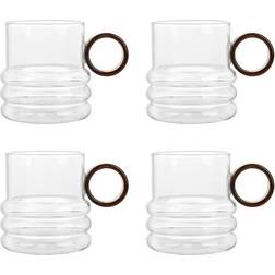 Elle Set of 4 Borosilicate Cup