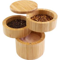 Totally Bamboo Triple Cellar, 3 Salt Bowl