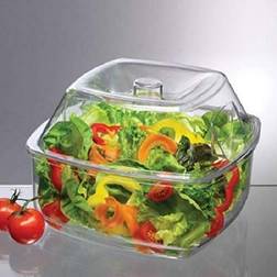 Prodyne SB10 Flip Lid Salad On Ice Serving Bowl 6 Quart Recipientes de comida