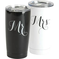 Mr. mrs. black Travel Mug