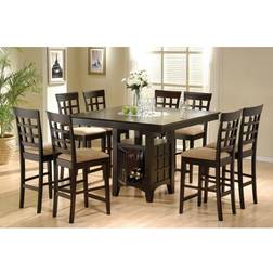 Coaster Clanton Cappuccino 9-piece Dining Set