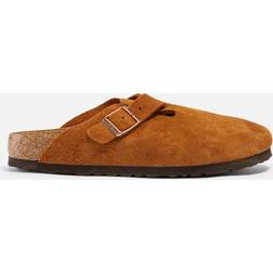 Birkenstock Boston Soft Footbed Suede Mink - Women's