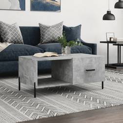 vidaXL Concrete Grey 90 x 50 x 40 cm Coffee Table