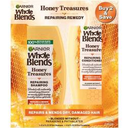 Garnier Whole Blends Honey Treasures Repairing Shampoo And Conditioner