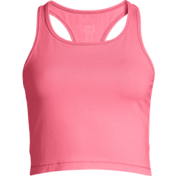 Casall Crop Rib Racerback Vibrant Pink