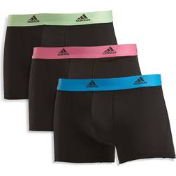 adidas Kalsonger 3-pack Svart/Blå/Rosa/Grön Svart