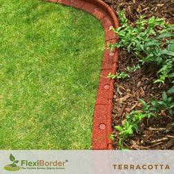 Flexiborder Terracotta 6 X 1M Flexible Garden Edging Garden Borders