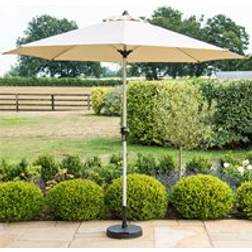 Maze Rattan 2.7m Round Garden Parasol