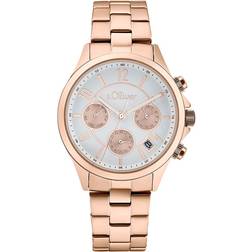 s.Oliver multifunktion analog, mit edelstahl armband