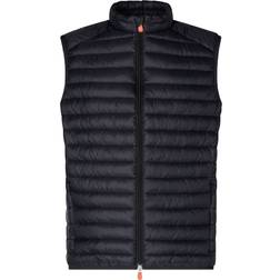 Save The Duck Men's Quilted Gilet Adam, XXL, Black