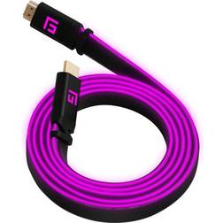 Floating Grip 3M HIGH-SPEED LED HDMI CABLE V2.1 - PINK