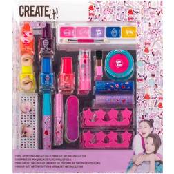 Create It! Beauty Make-Up Box Neon/Glitter Fjernlager, 5-6 dages levering